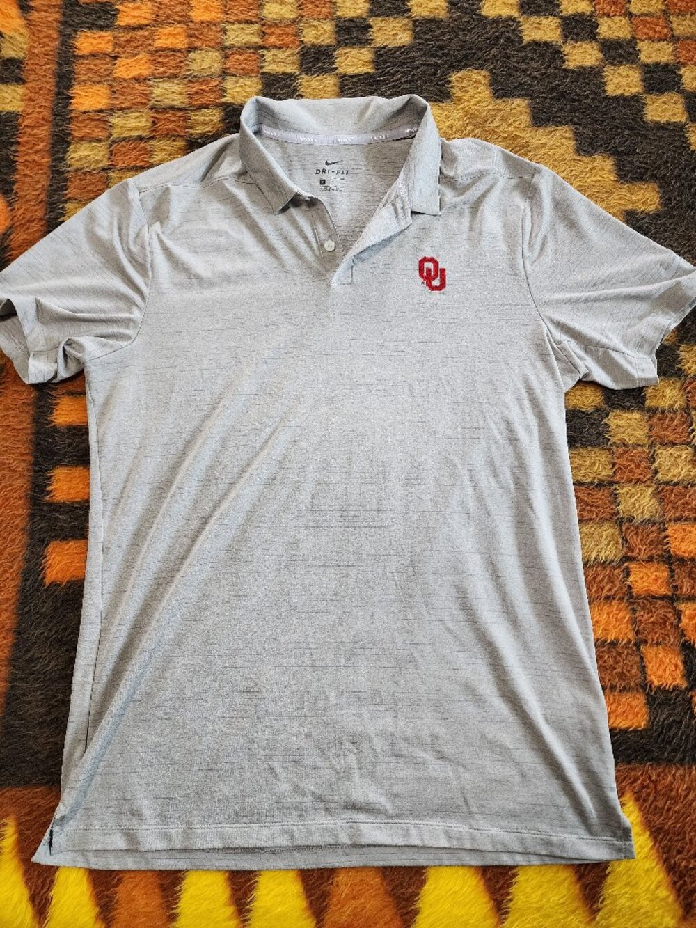 Nike Golf Dri‑Fit OU Polo – Gray – Men’s Medium